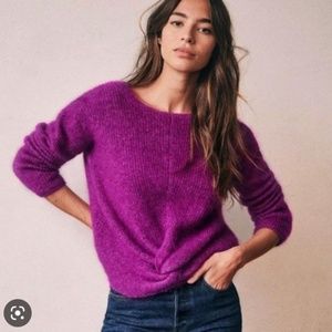Sezane Zebulon jumper purple size Medium